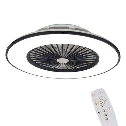 TropicalBreeze - Palm frond fan with light