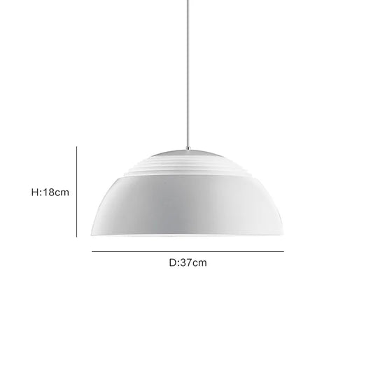 PureAura - Glass halo chandelier