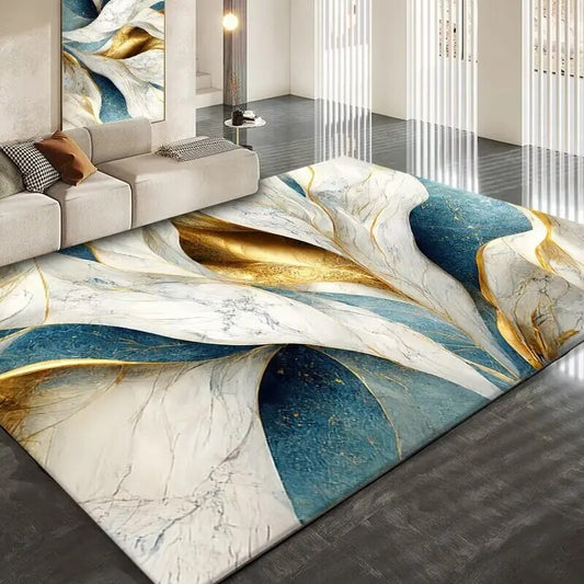 Luxurious - Abstract doormat in gold